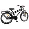 vidaXL Bicicleta Infantil 20 Polegadas para 6-11 Anos Preto