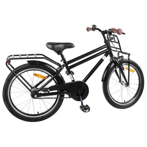vidaXL Bicicleta Infantil 20 Polegadas para 6-11 Anos Preto