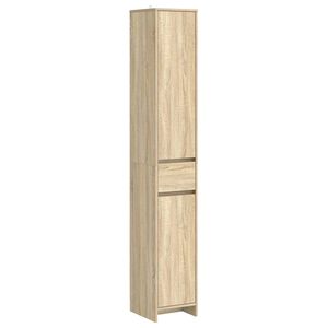 vidaXL Arm&aacute;rio de Banheiro Carvalho Sonoma 30 x 33 x 190 cm