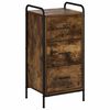 vidaXL Buffet Carvalho Fumado 97 x 33 x 81 cm Derivados de Madeira
