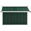vidaXL Abrigo para corta-relva 92x97x63 cm aço galvanizado verde