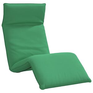 vidaXL Espregui&ccedil;adeira dobr&aacute;vel 175x54x8,5 cm tecido Oxford verde
