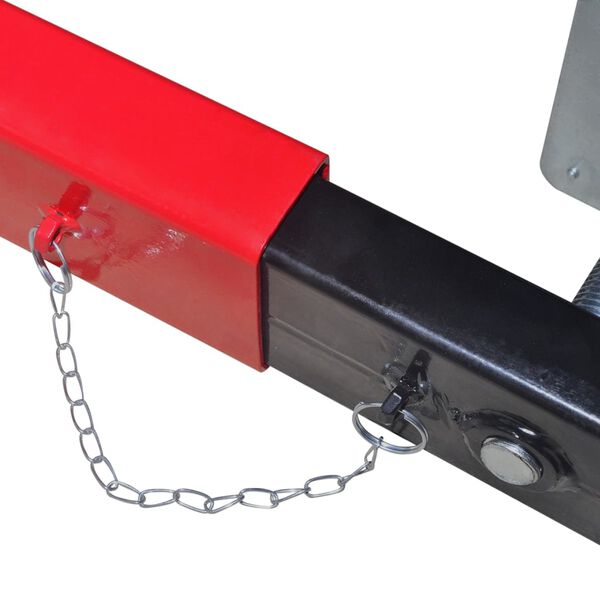 vidaXL Adaptador de feixe em cruz 2T, vermelho