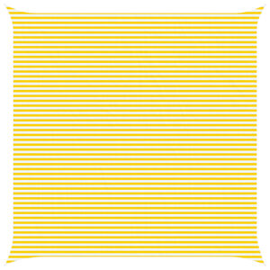 vidaXL Vela de sombra solar Amarelo e Branco 7 x 7 m