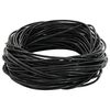 vidaXL Corda de Couro Preto &Oslash;1 mm x 10 m Couro