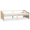 vidaXL Sof&aacute;-cama de 3 lugares 90x200 cm madeira de pinho maci&ccedil;a