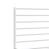 vidaXL Estrutura de cama com cabeceira e p&eacute;s 180x200 cm metal branco