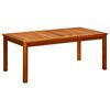 vidaXL Mesa de centro p/ jardim 110x60x45 cm madeira de ac&aacute;cia maci&ccedil;a