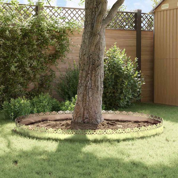 vidaXL Delimitadores de relvado 30 pcs Prateado 103 x 0,05 x 22 cm