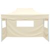 vidaXL Tenda de Festa Creme 291 x 431 x 315 cm Tecido Oxford