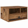 vidaXL Suporte para Impressora Madeira Antiga 40 x 32 x 24 cm