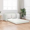 vidaXL Sof&aacute;-Cama 110cm Branco Couro Artificial