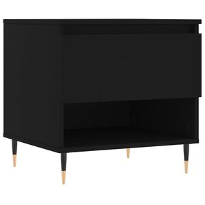 vidaXL Mesa de centro 50x46x50 derivados de madeira preto