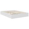 vidaXL Cama com Armazenamento Branco 150 x 200 cm Madeira processada