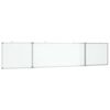 vidaXL Quadro branco magn&eacute;tico dobr&aacute;vel 200x40x1,7 cm alum&iacute;nio