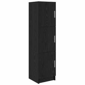 vidaXL Buff&ecirc; Carvalho Preto 31.5 x 32 x 122.5 cm