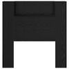 vidaXL Cabeceira Carvalho Preto 100 x 15 x 103,5 cm Madeira processada