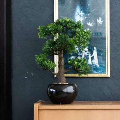 Emerald Mini bonsai figueira artificial 47 cm verde 420006