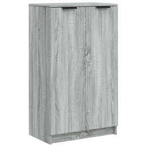 vidaXL Sapateira 59x35x100 cm derivados de madeira sonoma cinza