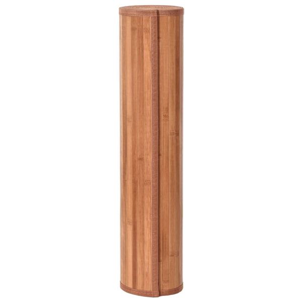 vidaXL Tapete retangular 70x300 cm bambu castanho