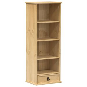 vidaXL M&oacute;vel para CD Corona 40x30x110 cm madeira de pinho maci&ccedil;a