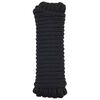 vidaXL Corda de Barco 2 mm 6 m Preto Poli&eacute;ster
