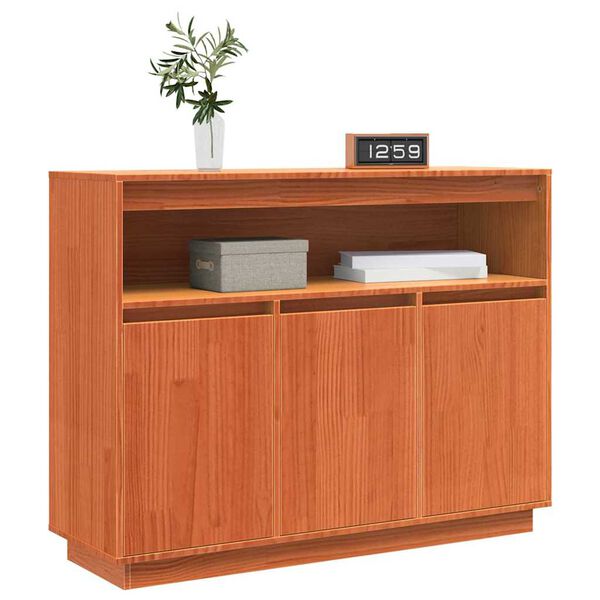 vidaXL Buffet Marrom Cera 104,5 x 34 x 80 cm