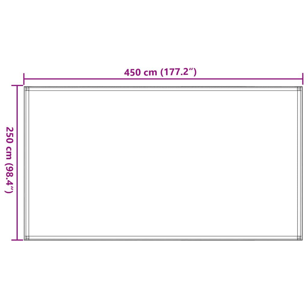 vidaXL Tapete de campismo para tenda 250x450 cm azul