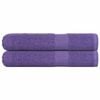vidaXL Toalhas FROGN 2 pcs 100x200 cm 360 g/m&sup2; roxo