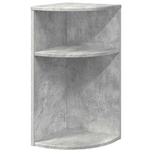 vidaXL Mesa de apoio Cinzento 29,6 x 29,6 x 60 cm Madeira processada