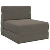 vidaXL Sof&aacute; Cama Dobr&aacute;vel Cinzento-claro 70 x 80 x 60 cm Tecido