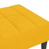 vidaXL Apoio de p&eacute;s 78x56x32 cm veludo amarelo