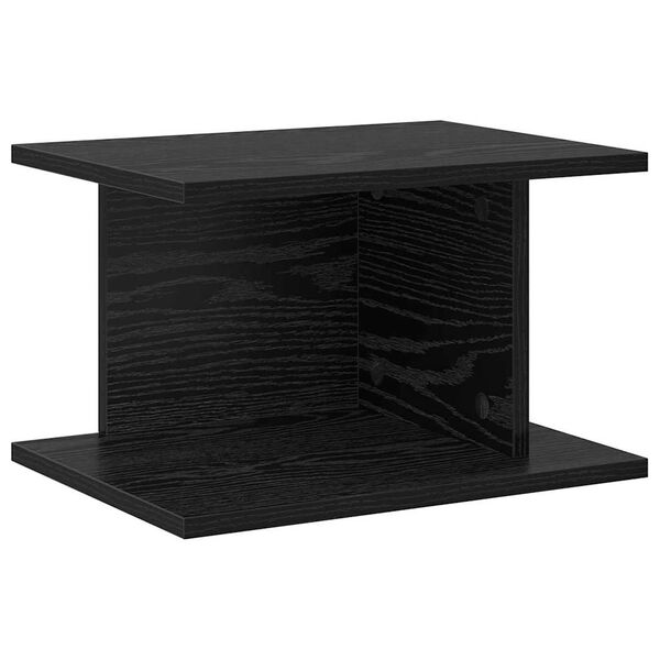 vidaXL Mesa-de-cabeceira Carvalho Preto 40 x 30 x 25 cm