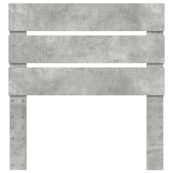vidaXL Cabeceira Cinzento 90 cm Madeira processada