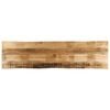 vidaXL Tampo de mesa c/borda viva 180x40x2,5cm mangueira &aacute;spera maci&ccedil;a