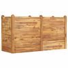 vidaXL Canteiro elevado de jardim 160x60x84 cm madeira ac&aacute;cia maci&ccedil;a