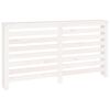 vidaXL Cobertura de radiador 153 x 19 x 84 cm pinho maci&ccedil;o branca
