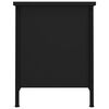 vidaXL Móvel para TV c/ portas 60x35x45 cm derivados de madeira preto