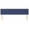 vidaXL Cabeceiras azul 200x5x78/88 cm tecido