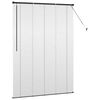 vidaXL Persiana de Janela com cortinas Manual Preto Alum&iacute;nio