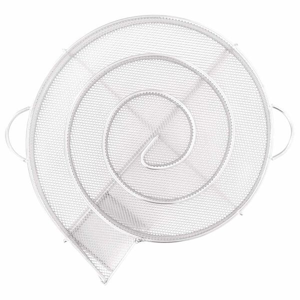 vidaXL Gerador de fumo frio redondo 19,5 cm a&ccedil;o inoxid&aacute;vel