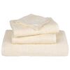 vidaXL Toalhas de banho FROGN 4 pcs 70x140 cm 360 g/m² creme
