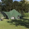 vidaXL Tenda Teepee com telhado Verde e Cinza 600 x 600 x 347 cm