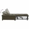 vidaXL Sof&aacute;-Cama Verde Ex&eacute;rcito 194 x 67 x 82 cm Tecido Huahua