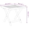 vidaXL 2 pcs conjunto espreguiçadeiras c/ mesa de centro acácia maciça