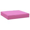 vidaXL Almofad&atilde;o para sof&aacute; de paletes 60x60x8 cm tecido rosa