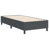 vidaXL Estrado de cama plataforma Cinza Escuro 90 x 190 cm