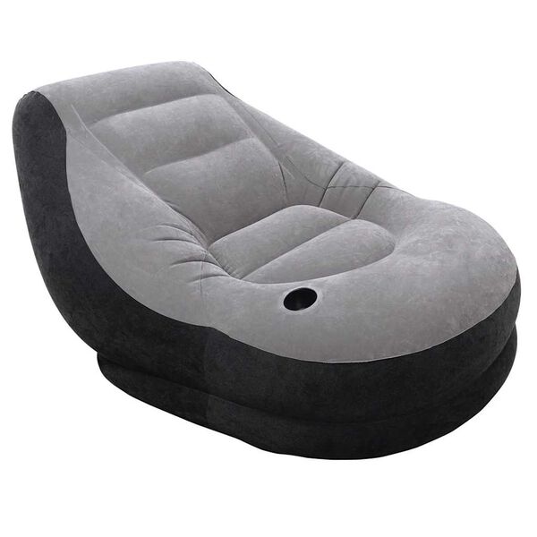 Intex Cadeira insuflável com pufe Ultra Lounge Relax 68564NP