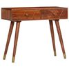 vidaXL Mesa consola 90x35x76 cm madeira de ac&aacute;cia maci&ccedil;a
