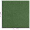 vidaXL Ladrilhos prot. contra quedas 18 pcs borracha 50x50x3 cm verde